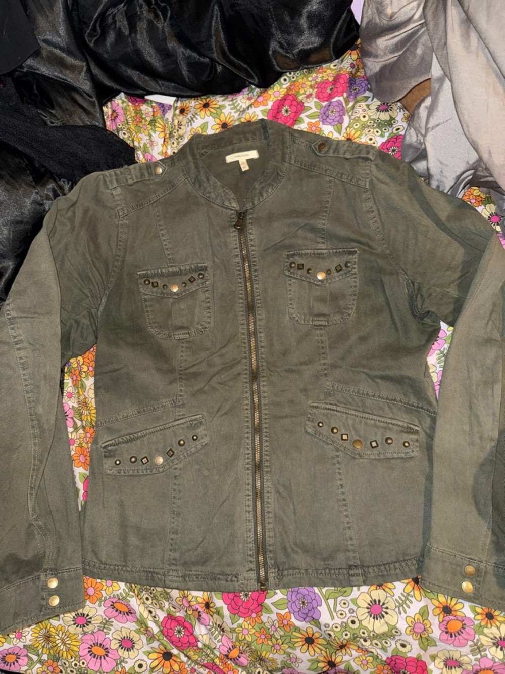 Maurices Brand Military Like Zip Up Jacket!!